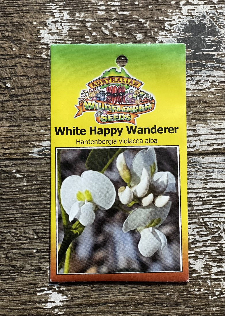 australia wildflower seeds Australian Wildflower White Happy Wanderer Seeds