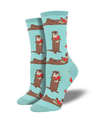 Bobangles - Socksmith Ladies Socks - Ottermelon Sky Blue