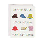 Lots of Hats greeting card: Single