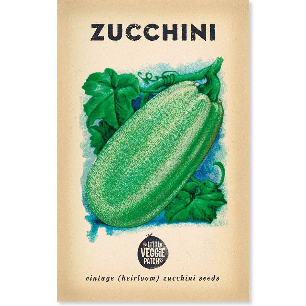 Little Veggie Patch Co - Zucchini 'Black Beauty' Heirloom Seeds