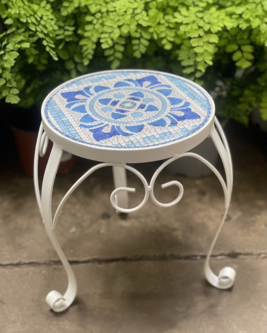Planter Stand Mosaic front view