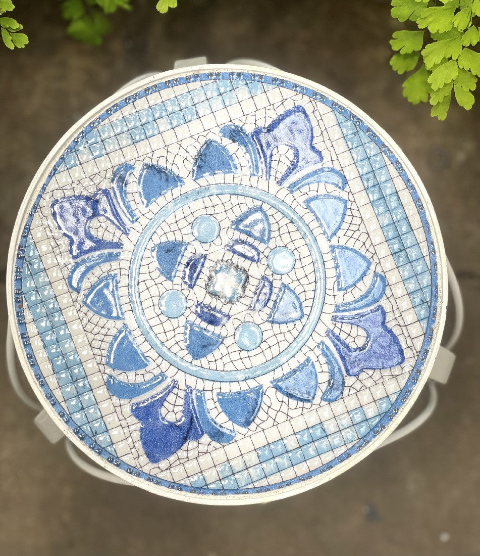 Planter Stand Mosaic detail view