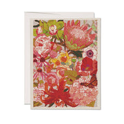 Wild Florals greeting card: Single