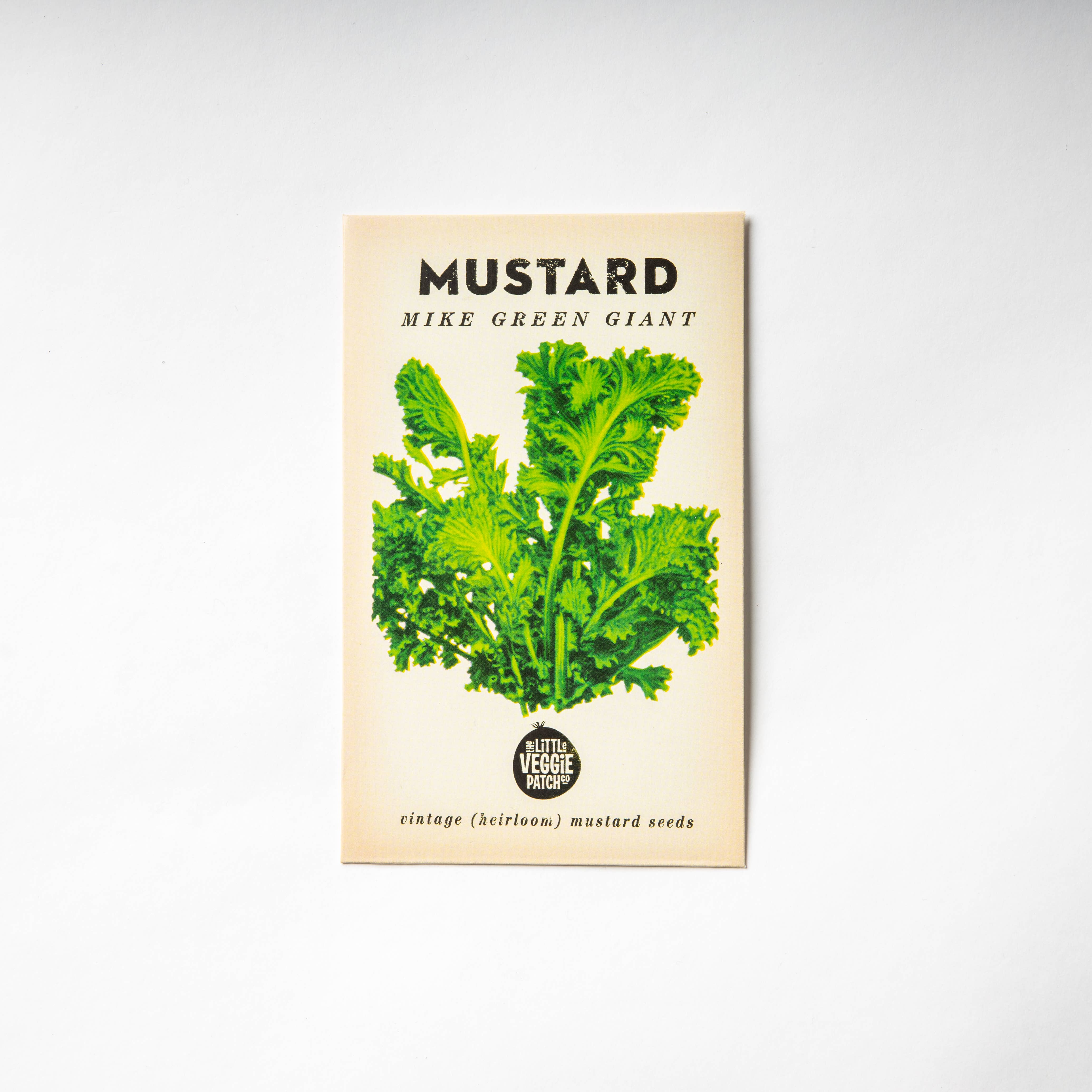 Little Veggie Patch Co - Mustard "Lime Streaks" Heirloom Seeds