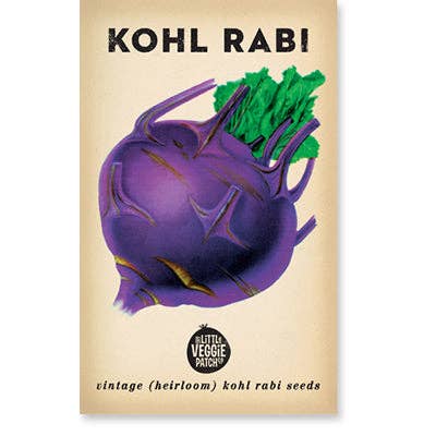 Little Veggie Patch Co - Kohl Rabi 'Purple' Heirloom Seeds