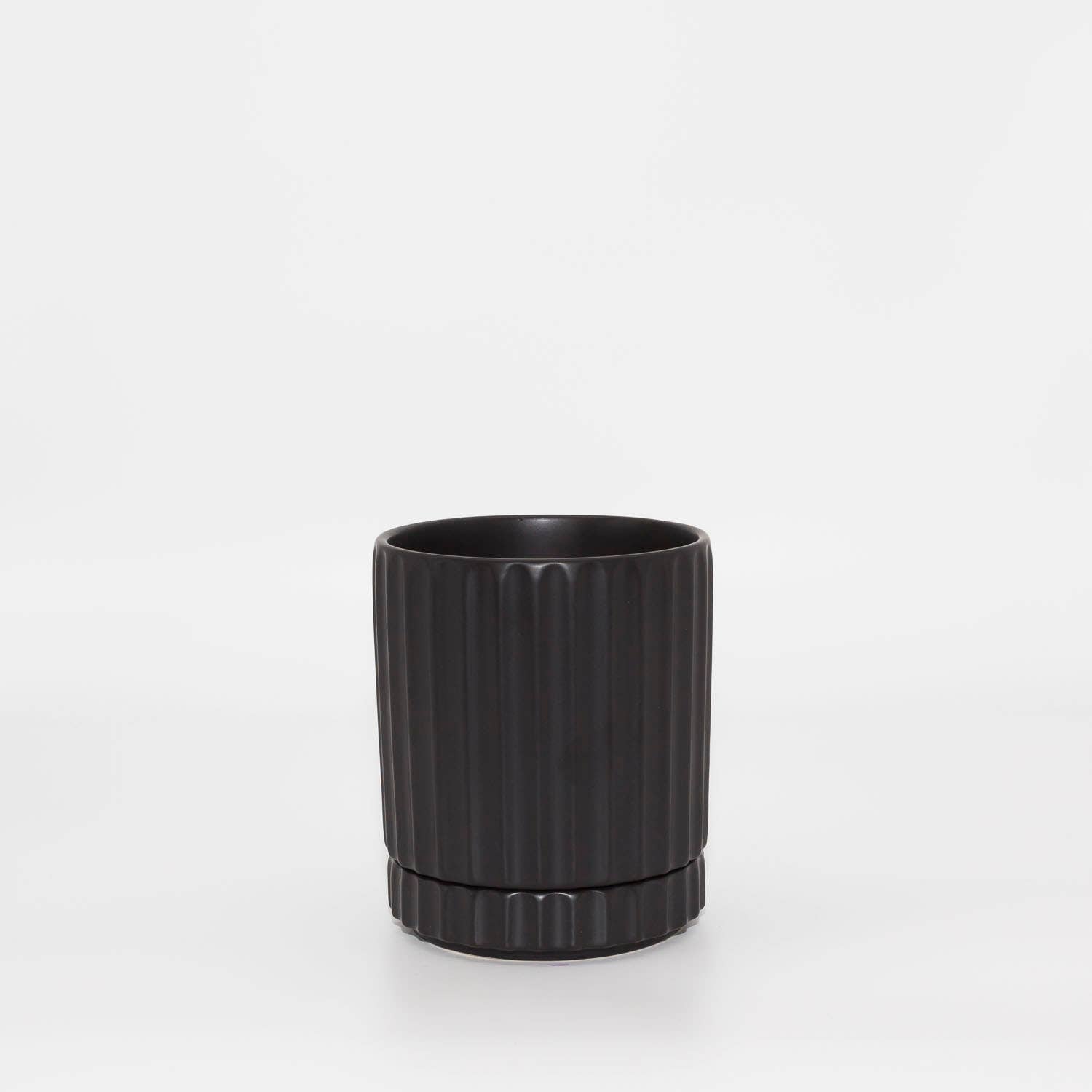 Small Athens Planter Black