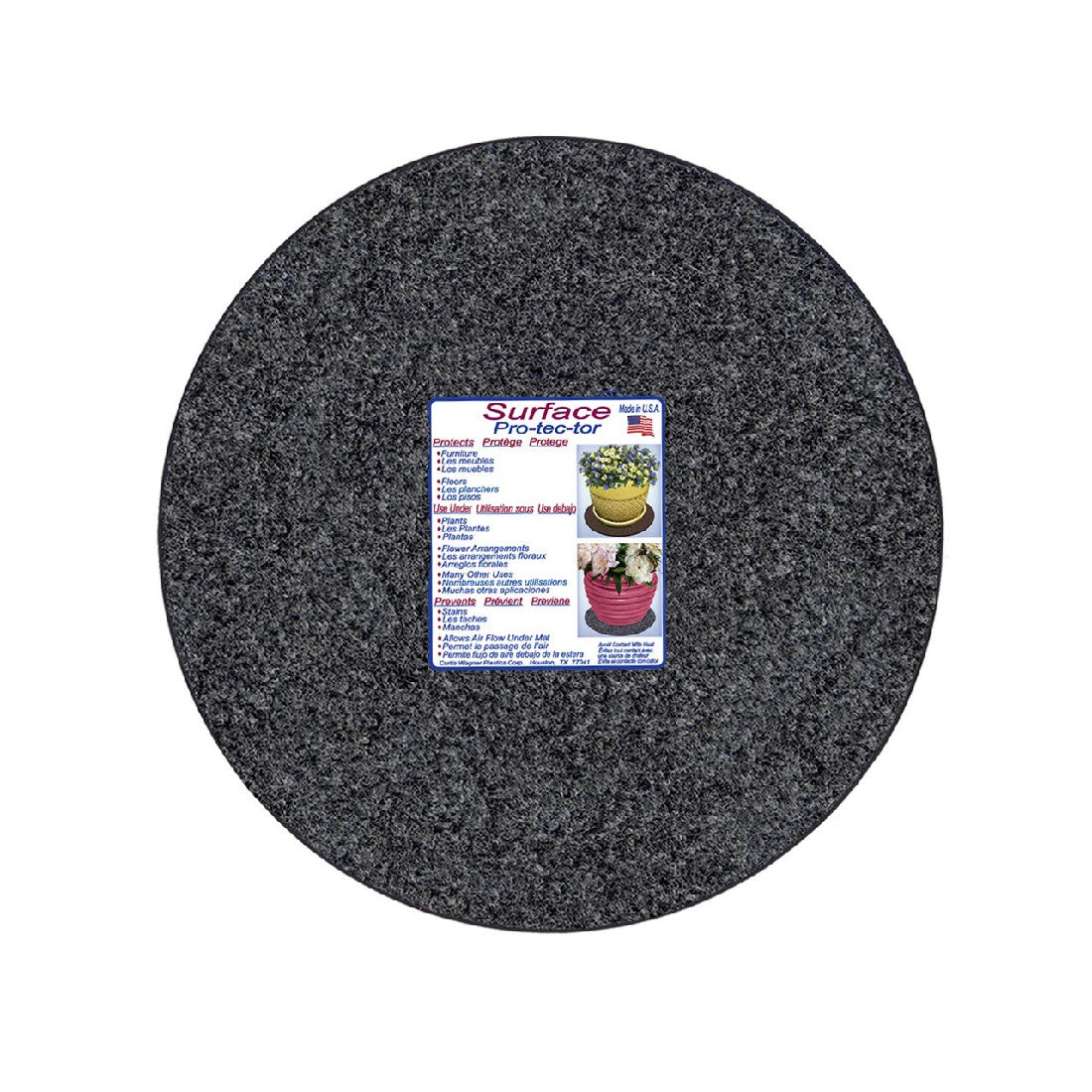 Garden Plastic Plant Mat front view