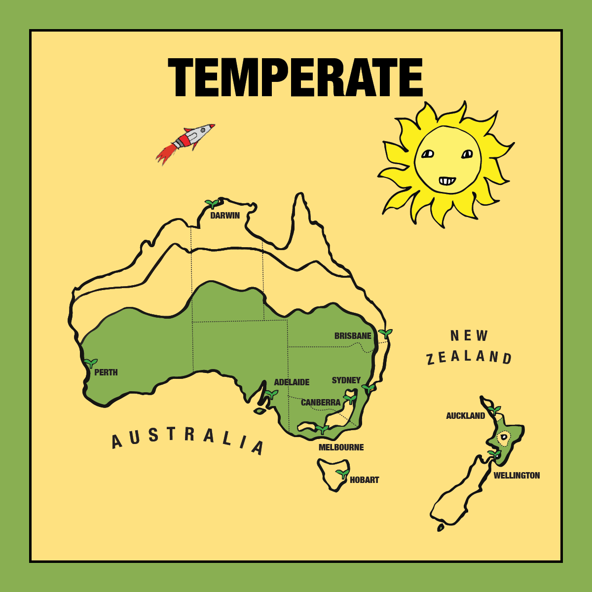 Little Veggie Patch Co - Temperate Climate Planting Calendar