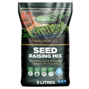 Brunnings Seed Raising Mix 5L front packaging