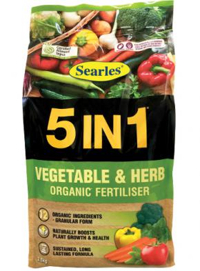 Searles 5in1 Vegetable & Herb 2.5kg front packaging