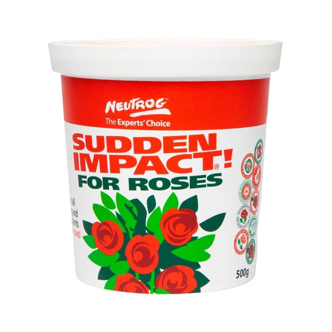 Neutrog Sudden Impact for Roses 500g front packaging