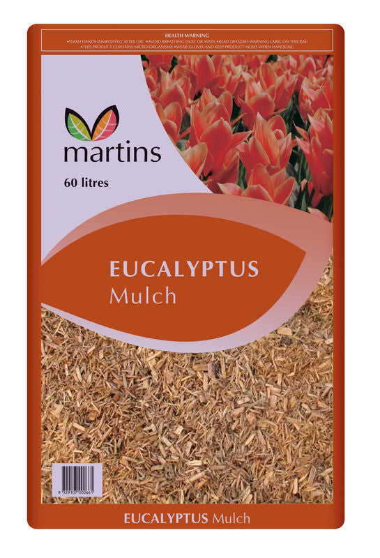 Martins Eucalyptus Mulch 50L bag front