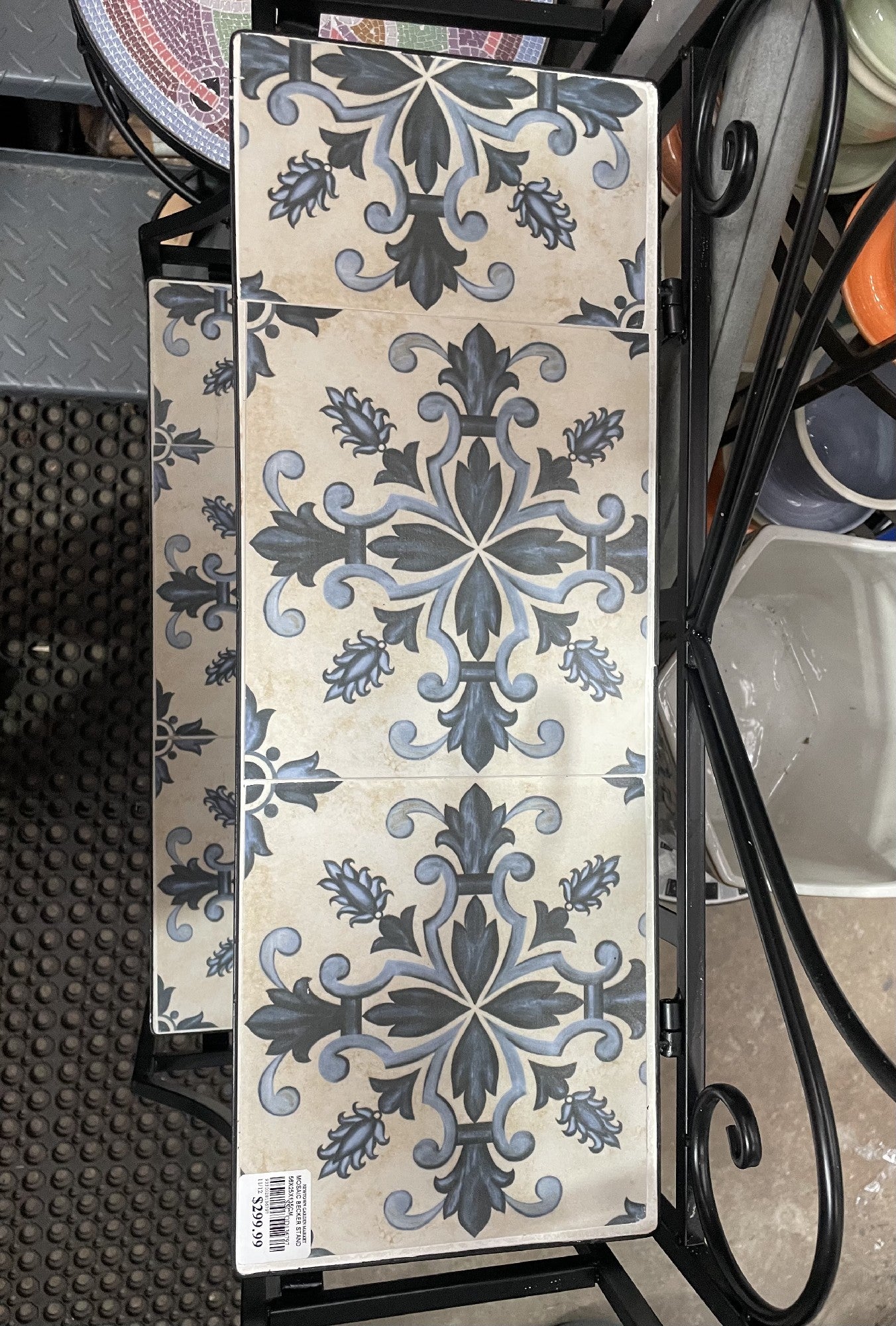 Mosaic Becker Stand 56x25x135cm detail view