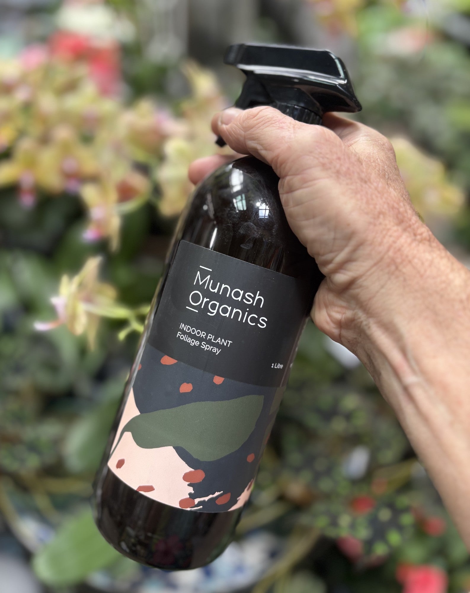 Munash Indoor Plant Spray 1l front packaging