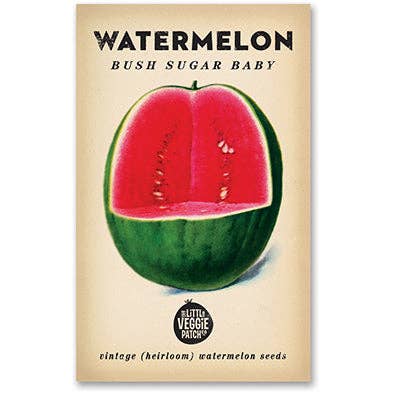 Little Veggie Patch Co - Watermelon "Bush Sugar Baby" Heirloom Seeds