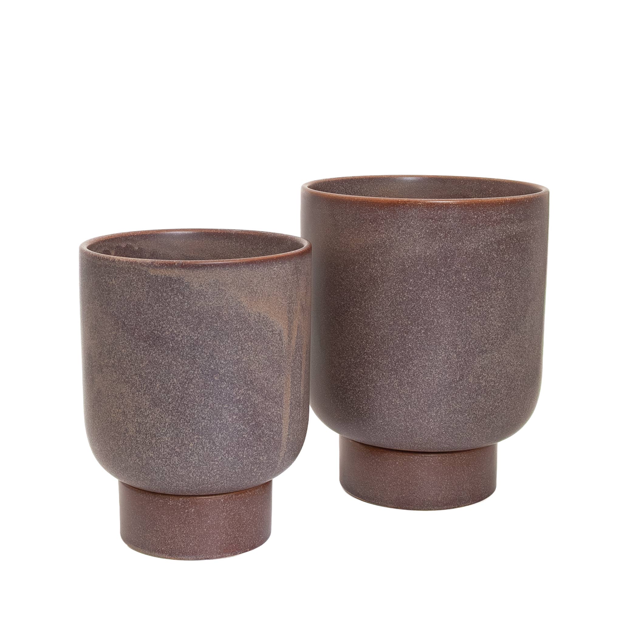 Large Comet Planter Coffee