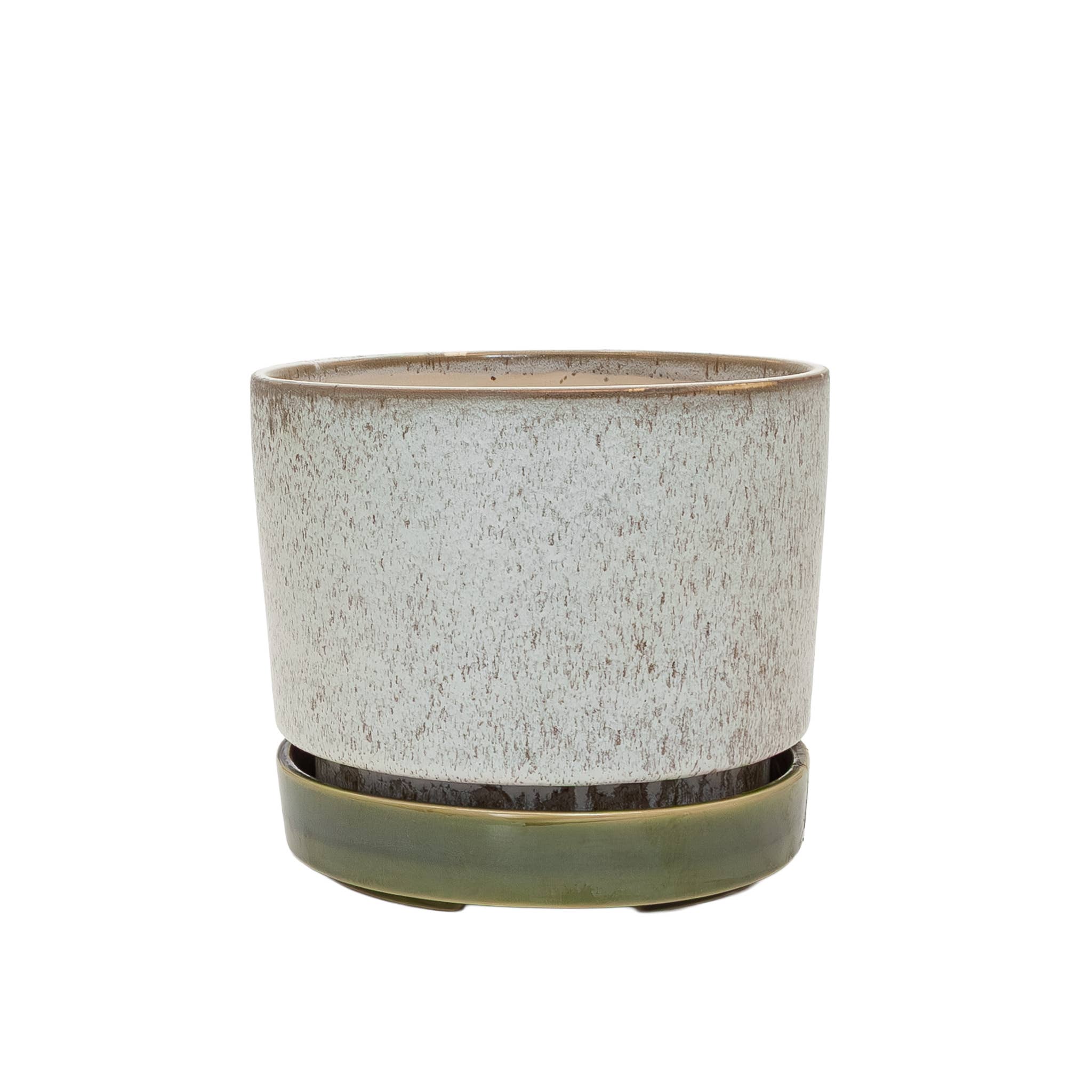 Potted - Pollock Planter Limestone Large
