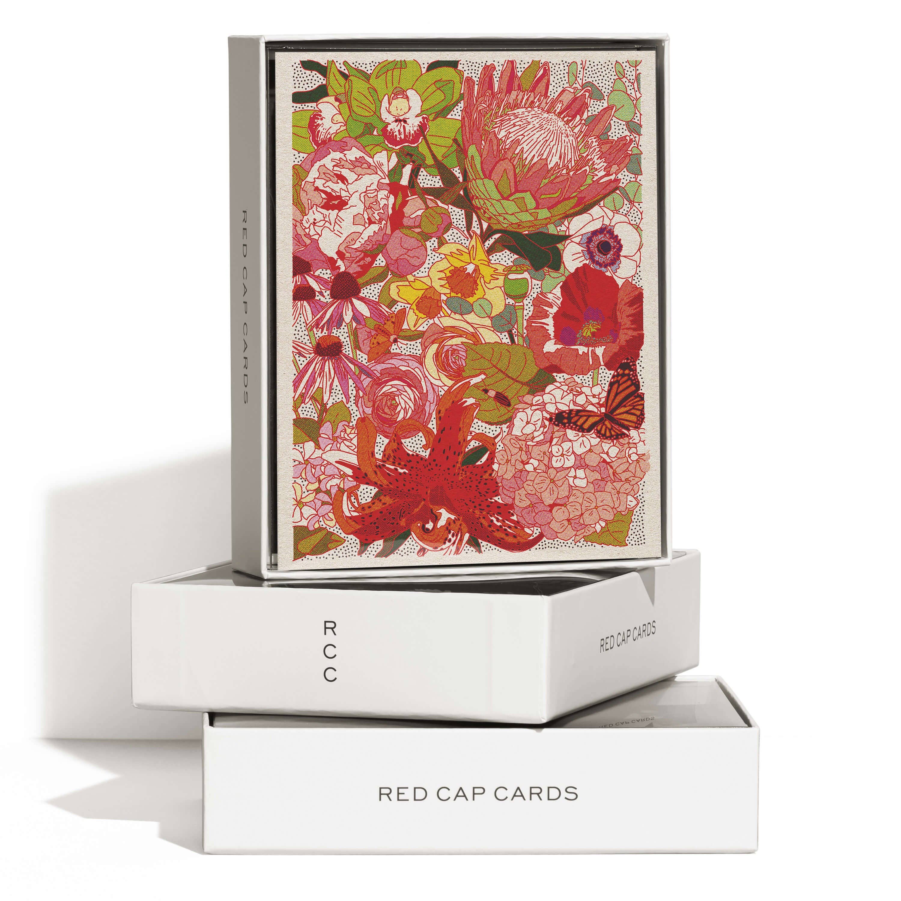 Wild Florals greeting card: Single