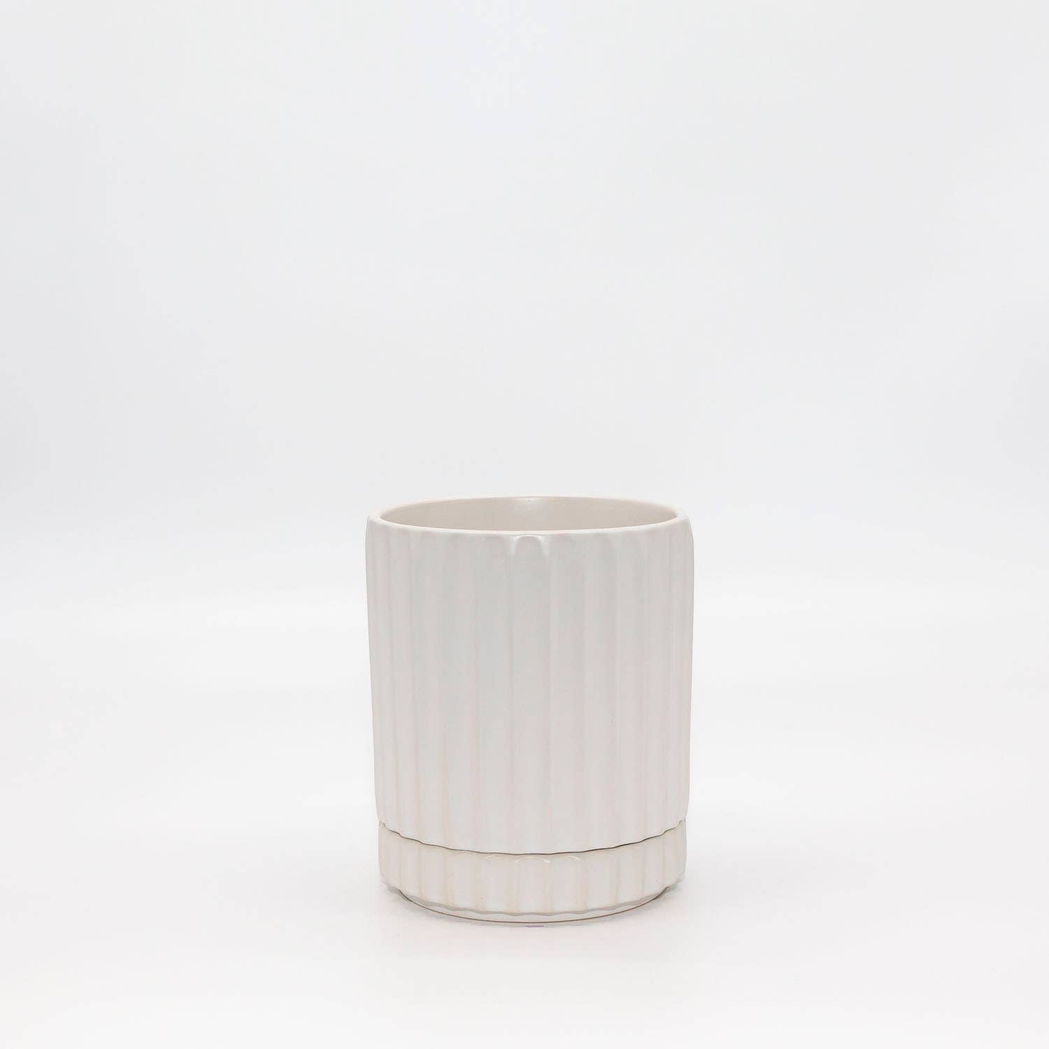 Small Athens Planter White