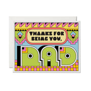Deco Dad greeting card: Single