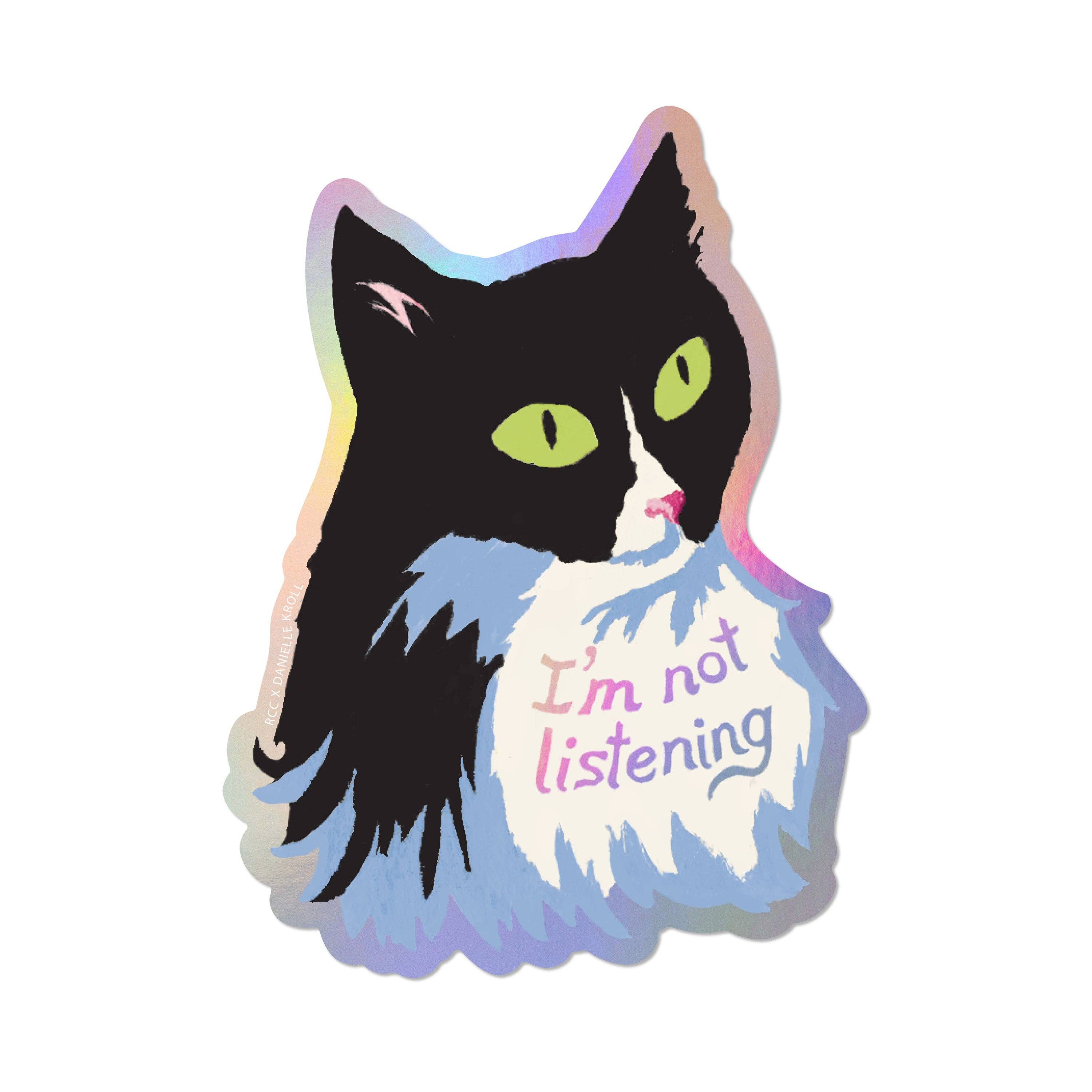 Not Listening sticker: Single