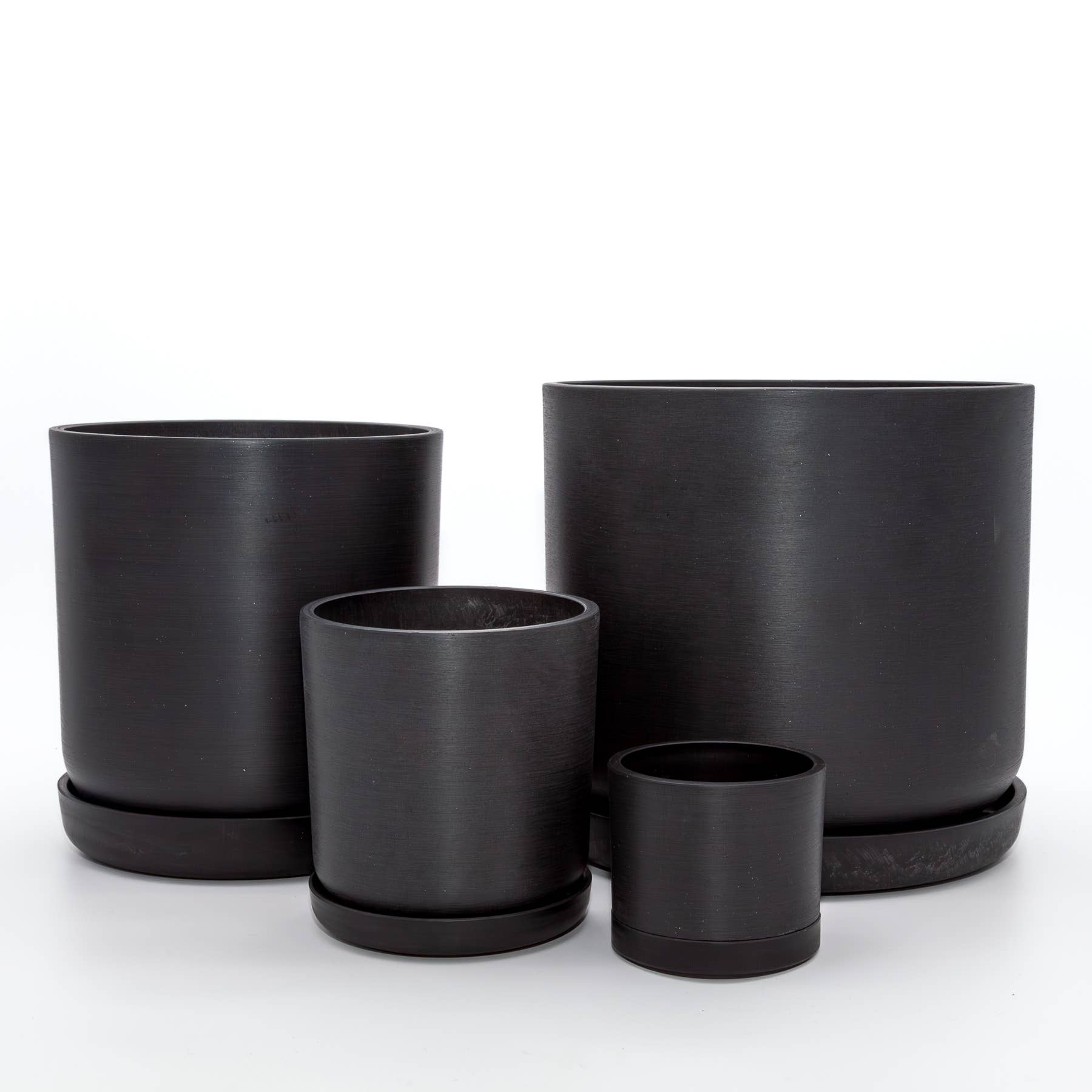 Portland Pot Black SET 4