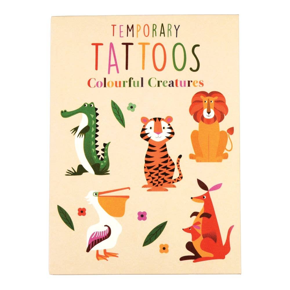 Bobangles - Rex London Temporary Tattoos - Colourful Creatures