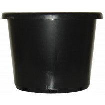 Black Plastic Pot 100mm detail view