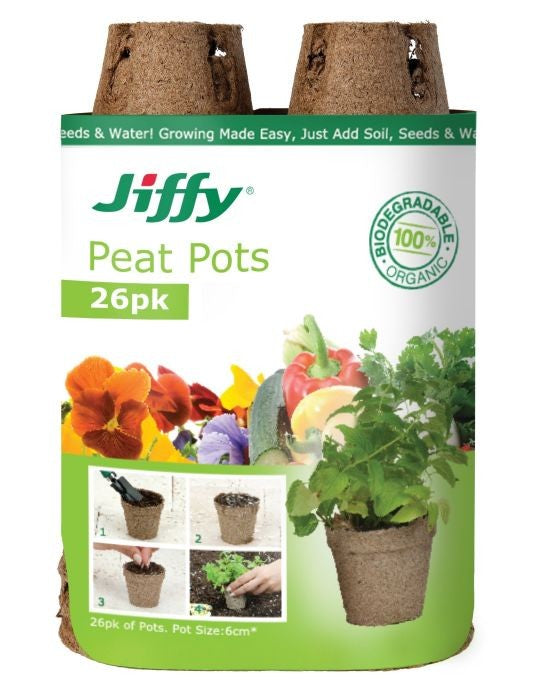 JIFFYPOT 6CM 26PK