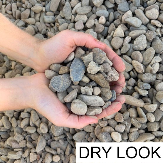 Nepean River Pebbles 20mm 20kg bag front