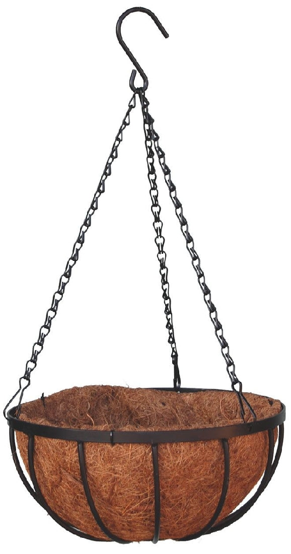 Georgian Basket hanging planter front view