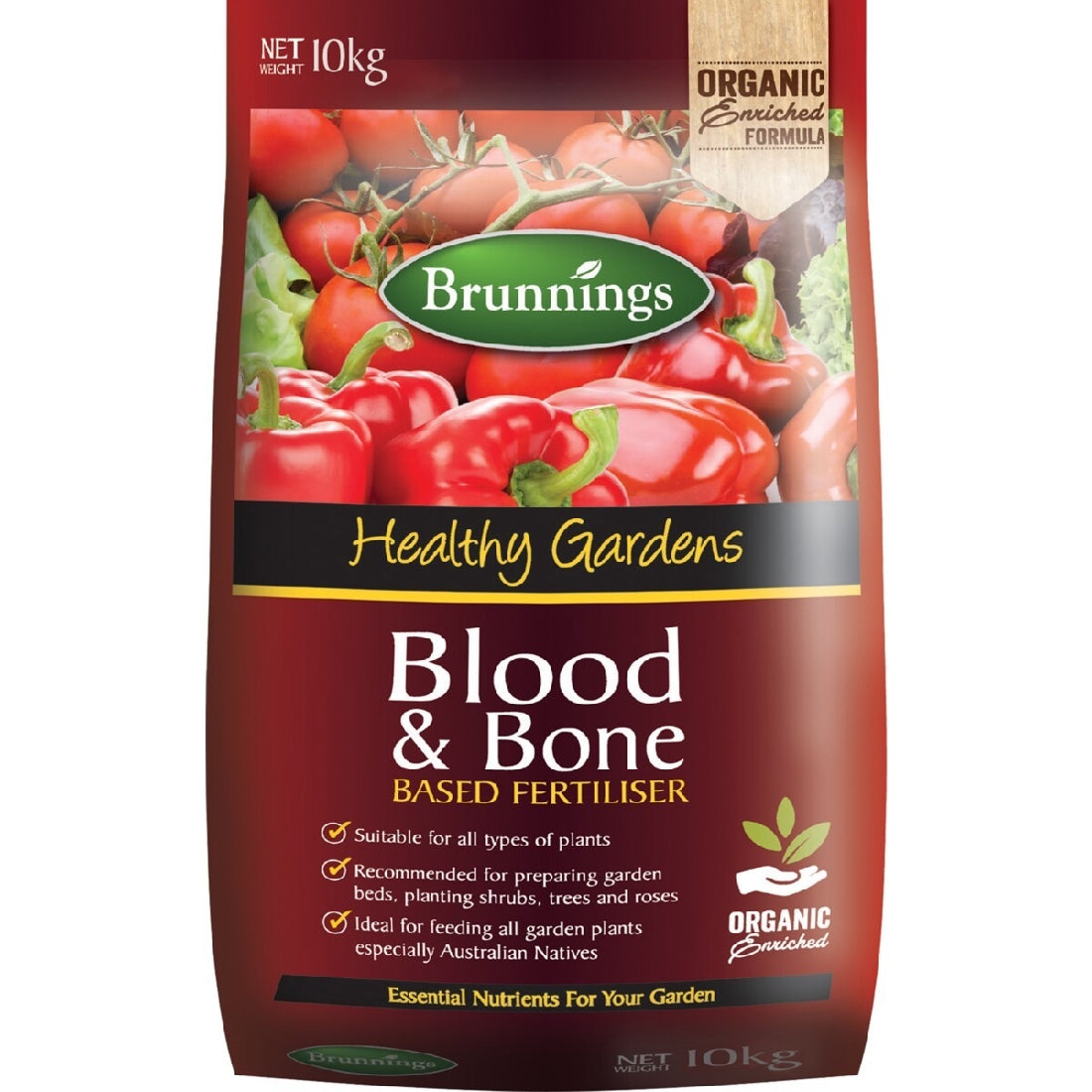 Brunnings Blood & Bone 2.5kg front packaging