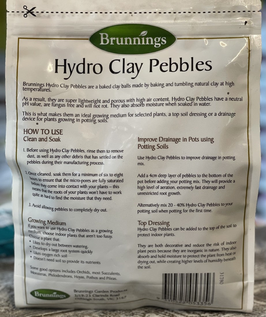 Hydro Clay Pebbles detail