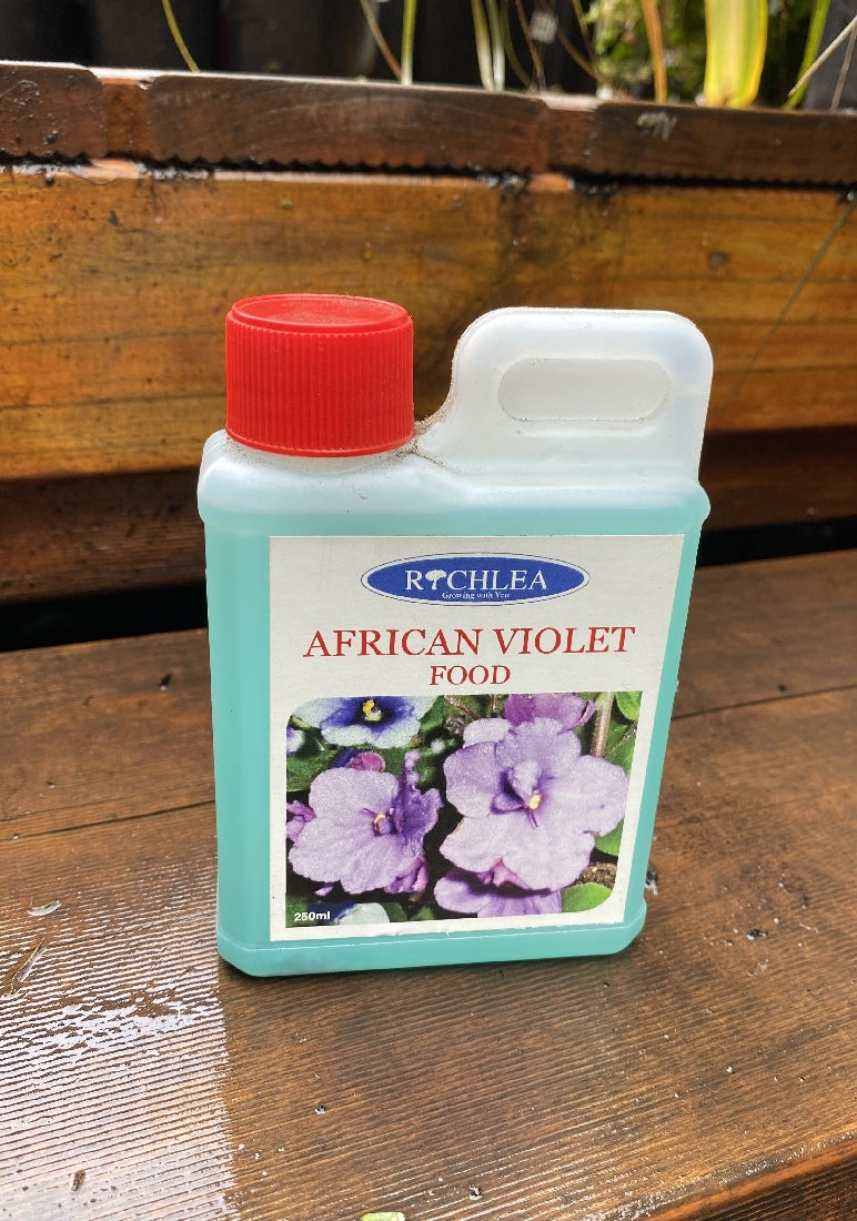 African Violet Food 250ml front packaging