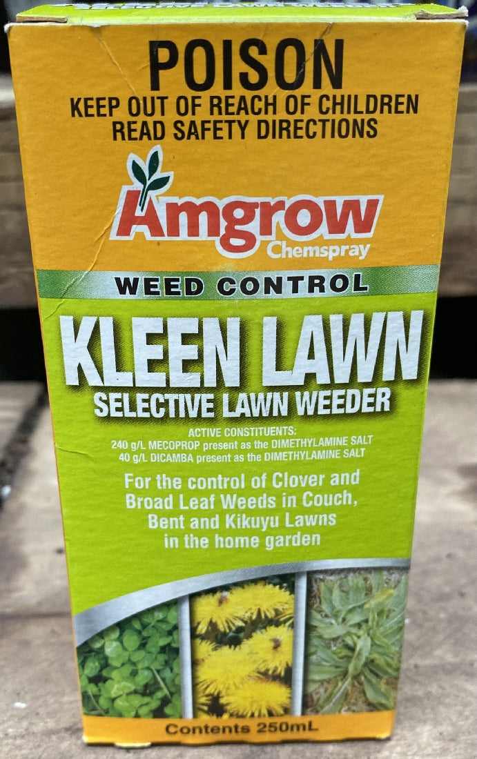 Amgrow Kleen Lawn 250ml front packaging