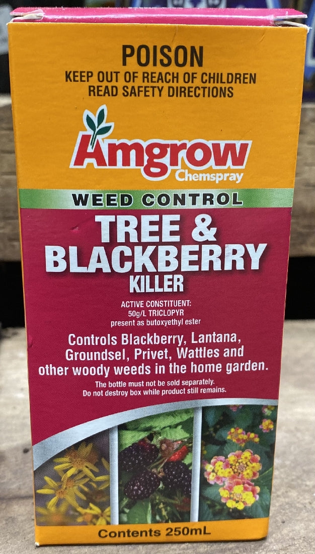 Amgrow Tree & Blackberry Killer 250ml front packaging