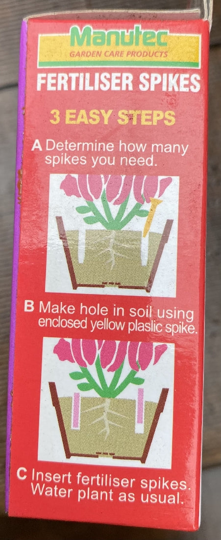 Manutec Plant Food Spike Flowering in use or application context