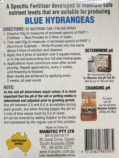 MANUTEC HYDRANGEA BLUE 500G