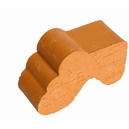 Terracotta Pot Feet on white background