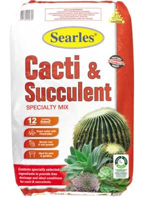 Searles Cacti & Succulent Mix front packaging