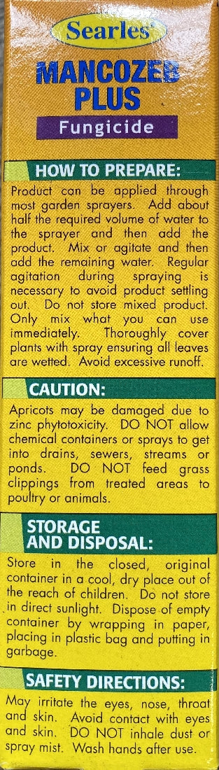 Searles Mancozeb Plus in use or application context