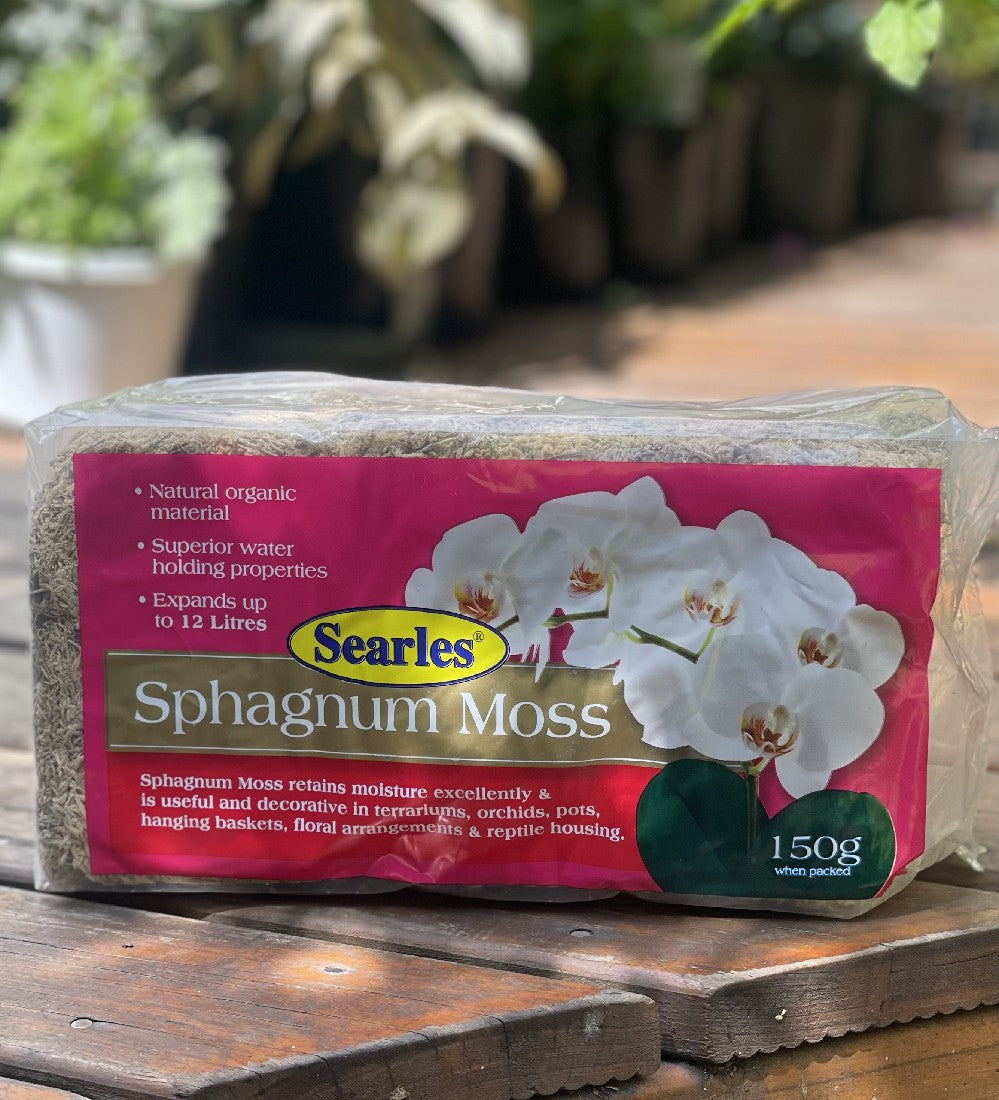 Searles Sphagnum Moss 150g bag front
