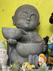 39cm Sitting Jizo Buddha Fountain available at Newtown Garden Market