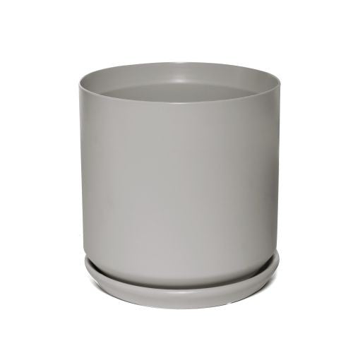 Cylinder Pot with Saucer 18cm detail view