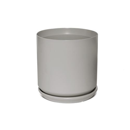 Cylinder Pot with Saucer 15cm detail view