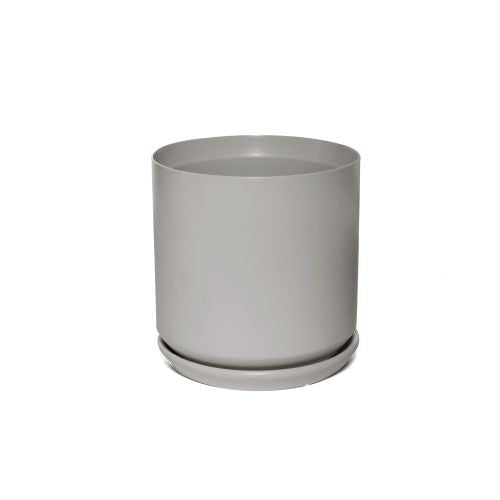 Cylinder Pot with Saucer 8cm detail view