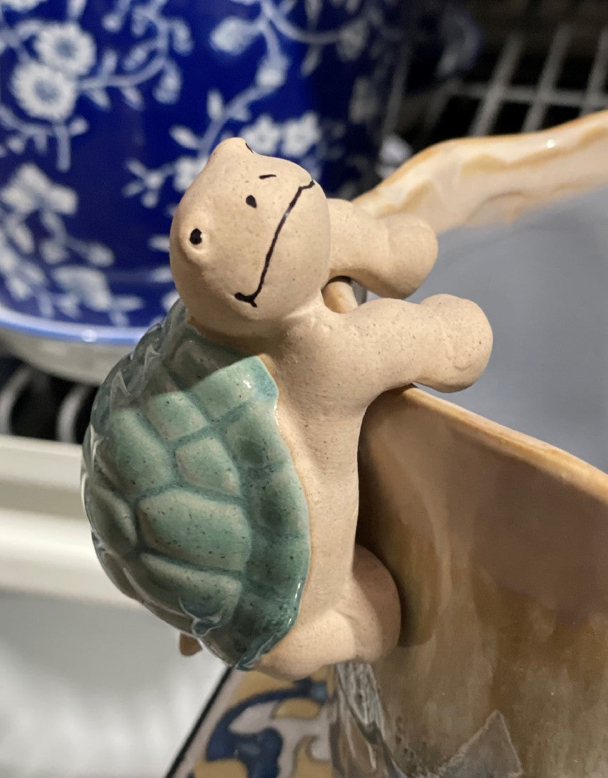 Deco Turtle Pot Hanger 8.5cm available at Newtown Garden Market