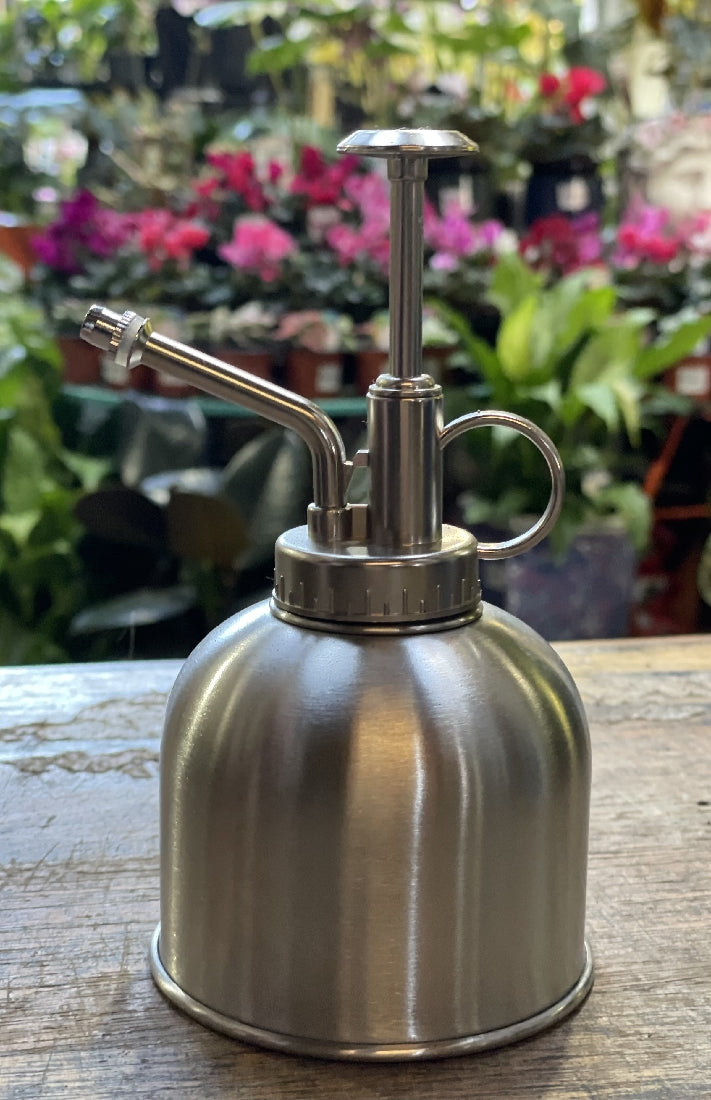 Ryset Retro Stainless Steel Mister 300ml available at Newtown Garden Market