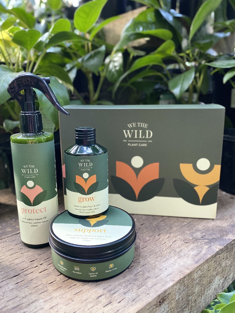 We the Wild Giftbox Plant Care front packaging