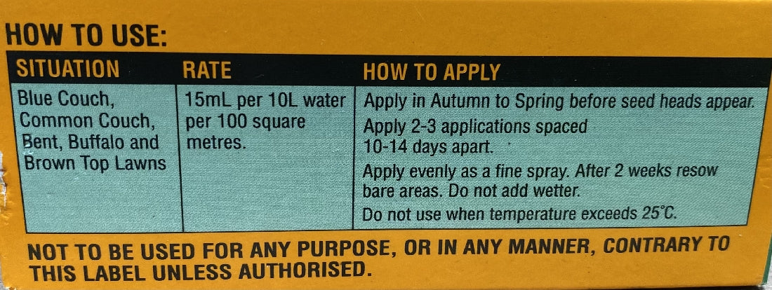 Wintergrass Killer back label